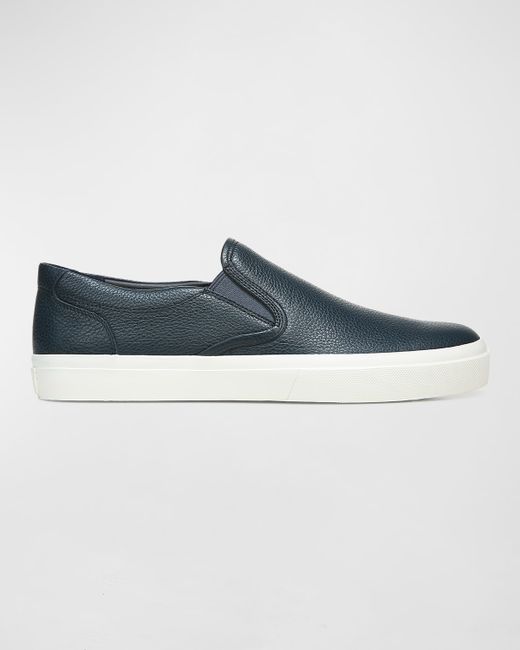Vince Floyd-E Leather Low Top Slip-On Sneakers