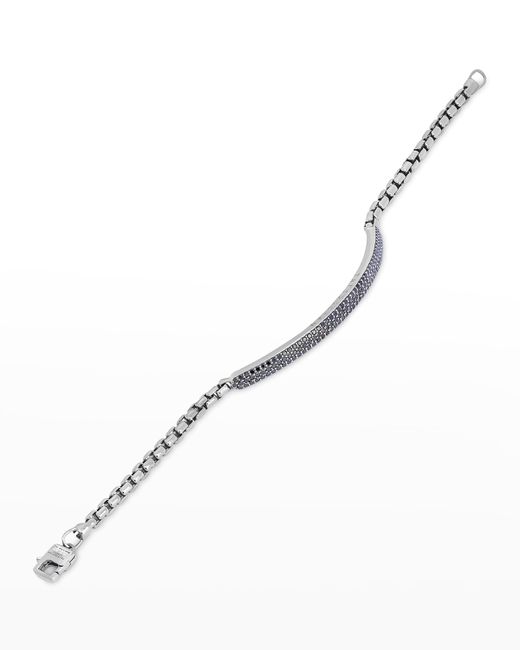 Tateossian Paveacute Black Diamond Chain Bracelet