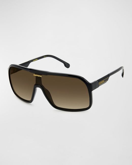 Carrera Logo Gradient Lens Shield Sunglasses