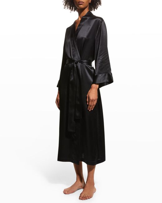 Neiman Marcus Long Silk Robe