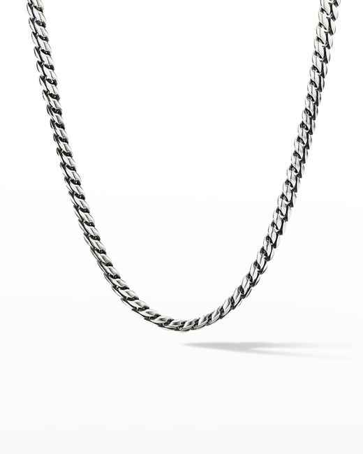 David Yurman Curb Chain Necklace in Sterling 8mm 22L