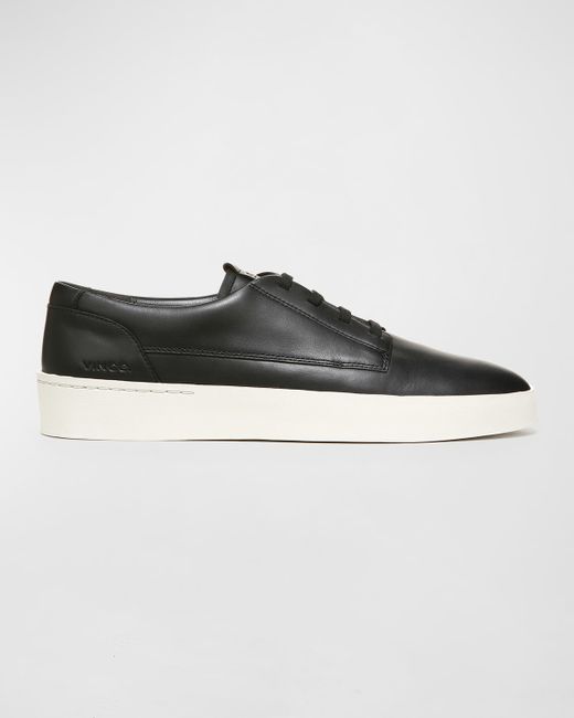 Vince Pine Leather Low-Top Sneakers