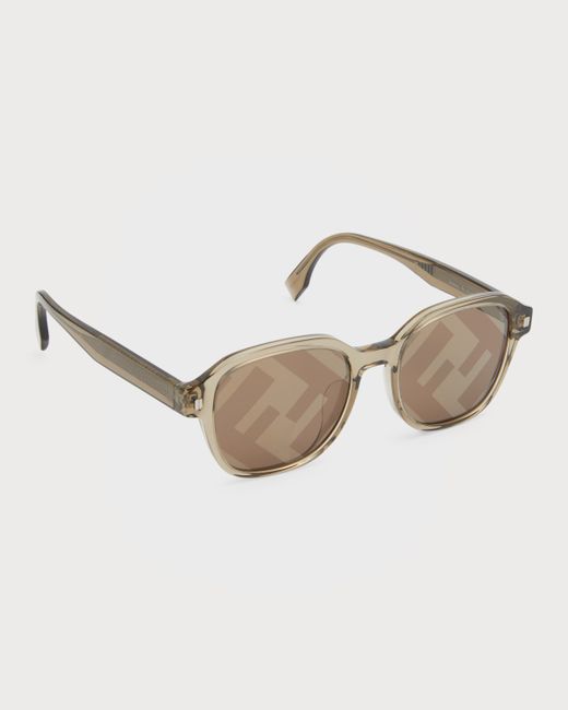 Fendi Monogram Lens Square Sunglasses