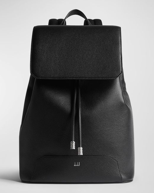 Dunhill Belgrave Leather Drawstring Backpack