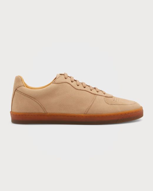 Brunello Cucinelli Leather Low-Top Sneakers