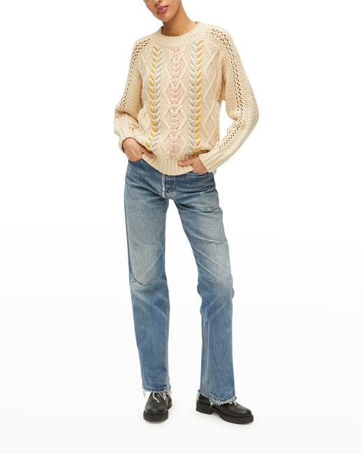 Michael Stars Grace Cable-Knit Sweater