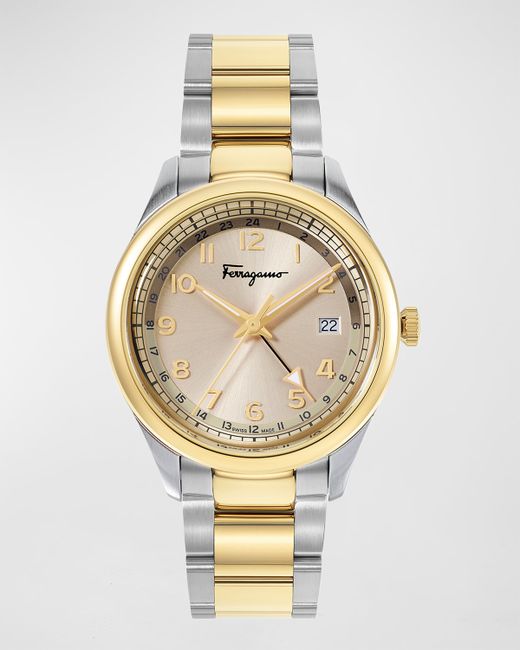 Salvatore Ferragamo Ferragamo Timeless Bicolor Bracelet Watch 40mm