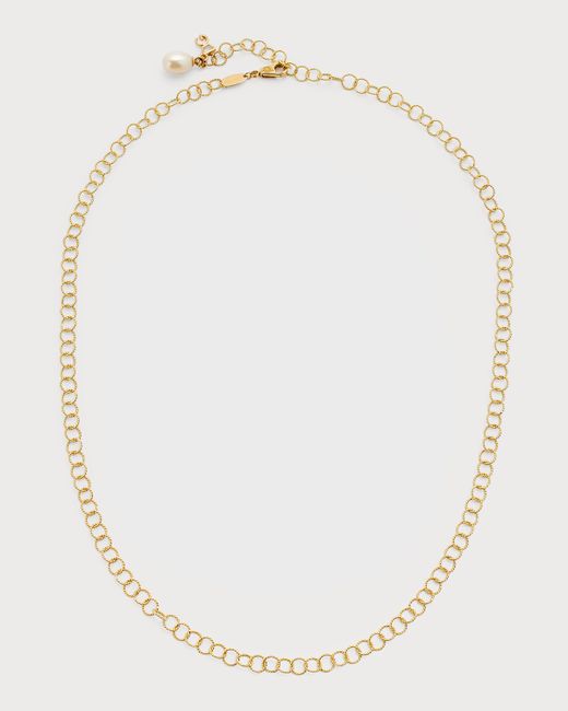 Dolce & Gabbana Gold Freshwater Pearl Adjustable Necklace