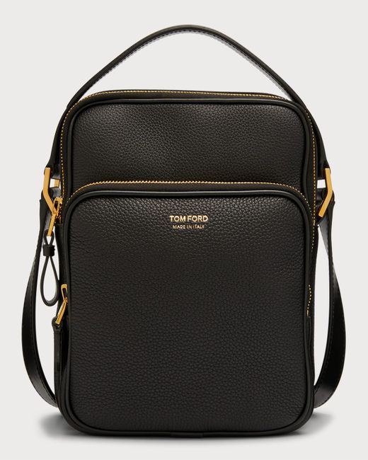 Tom Ford Leather Zip Crossbody Bag