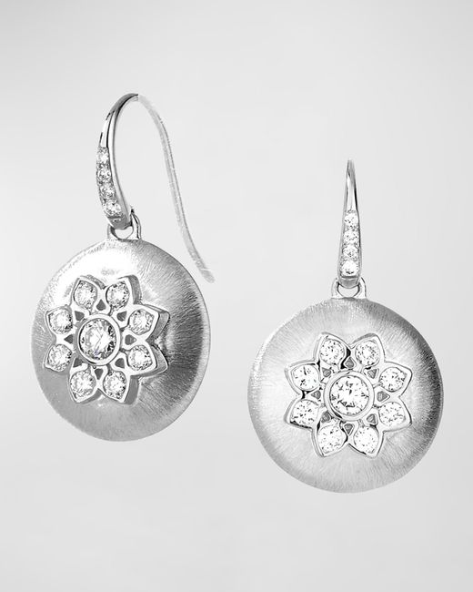Syna Mogul Flower Earrings in Sterling