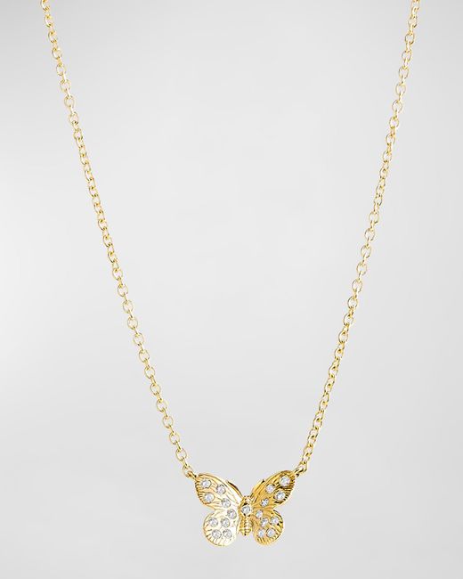 Syna Jardin Butterfly Diamond Necklace