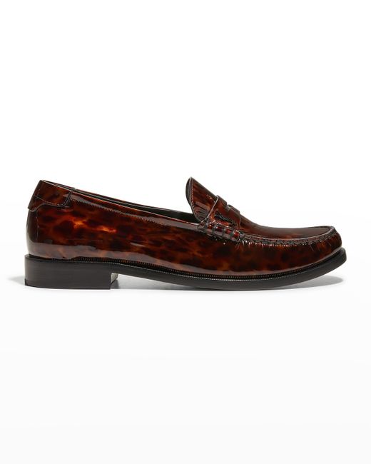 Saint Laurent Leather Penny Loafers