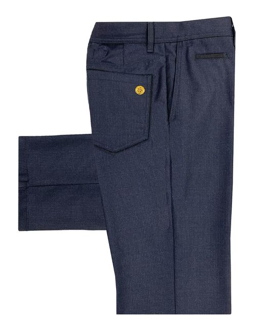 Stefano Ricci Wool Flat-Front Trousers