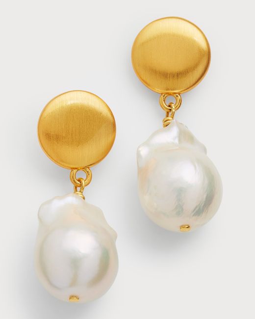 NEST Jewelry Baroque Drop Earrings