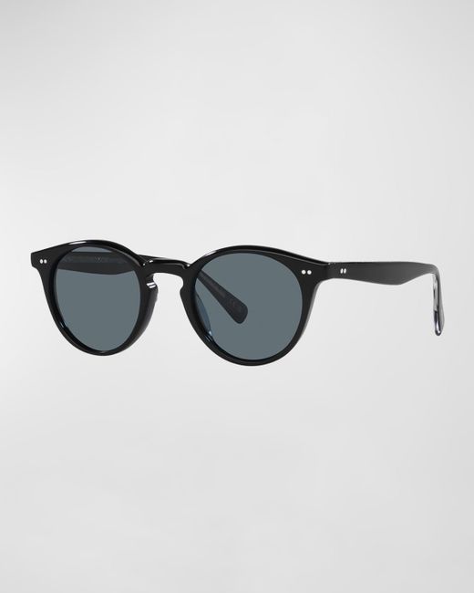 Oliver Peoples The Romare Sun Round Polarized Sunglasses