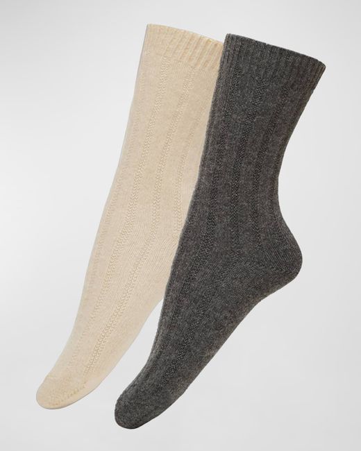 Neiman Marcus Cashmere Socks 2-Pack