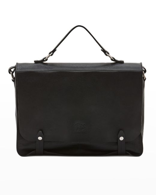 Il Bisonte Brolio Vachetta Leather Briefcase Bag