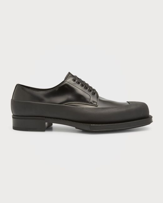 Prada Brushed Leather Derby Shoes