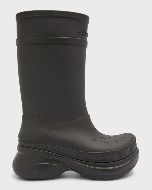 Balenciaga x Crocstrade Tonal Rubber Rain Boots