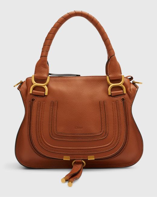 Chloé Marcie Small Grain Leather Satchel Bag