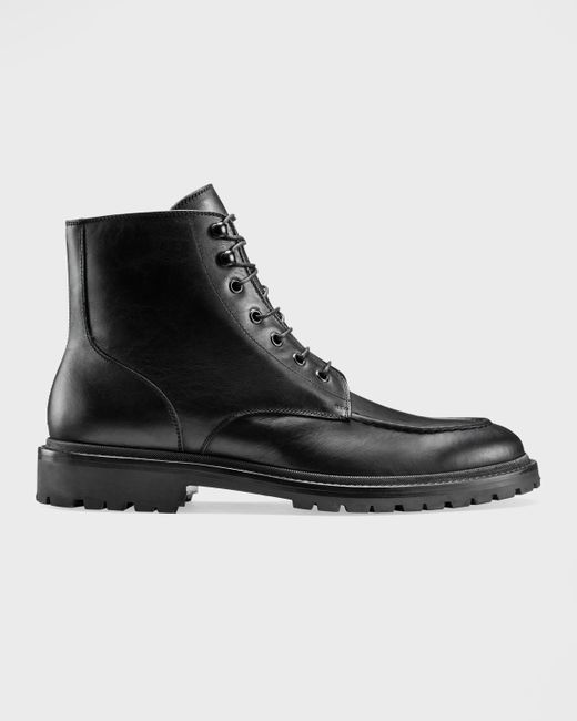 Koio Milo Leather Lace-Up Combat Boots