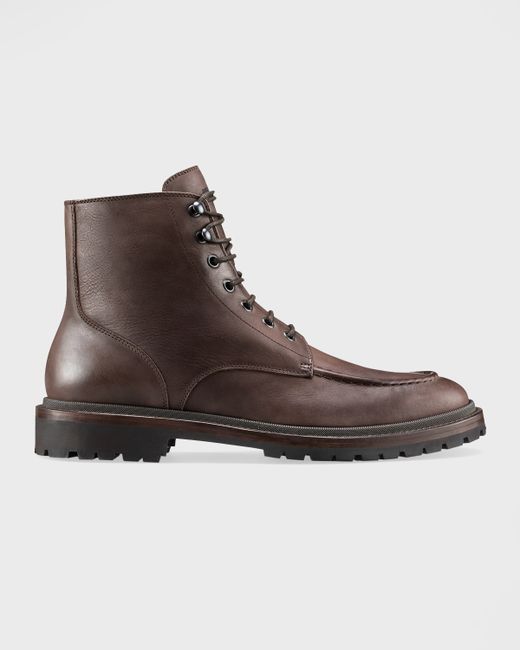 Koio Milo Leather Lace-Up Combat Boots