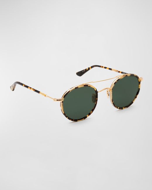 Krewe Porter Round Polarized Sunglasses