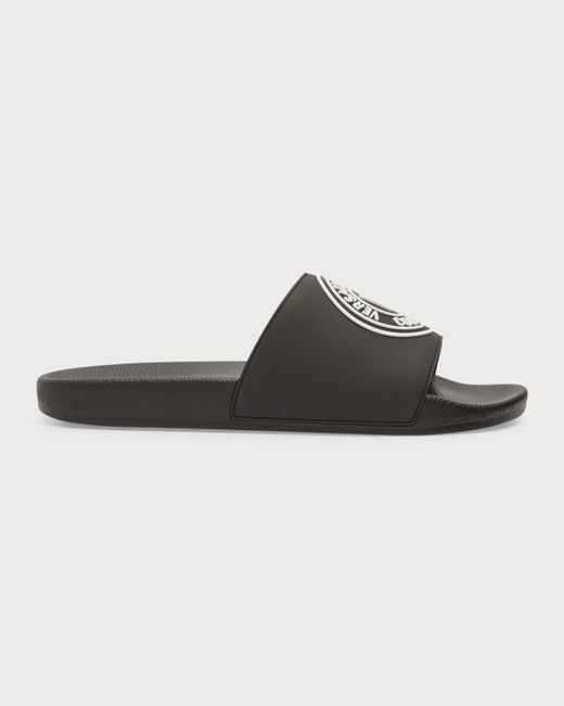 Versace Jeans Couture V-Emblem Molded Slide Sandals