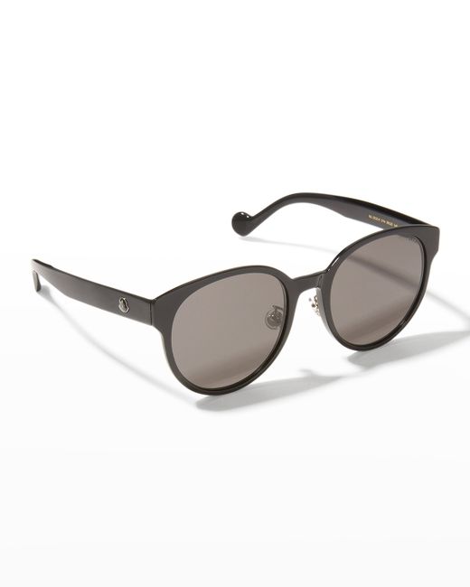 Moncler Round Plastic Sunglasses