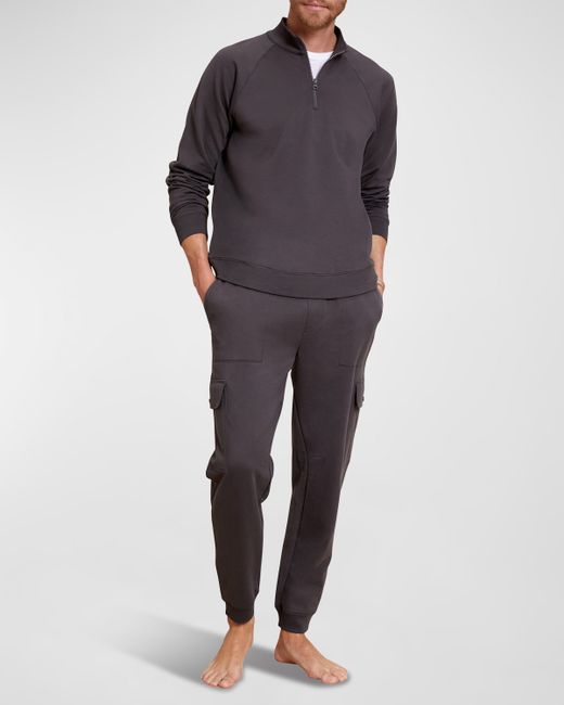 Barefoot Dreams Pima Cotton Half-Zip Pullover Sweater