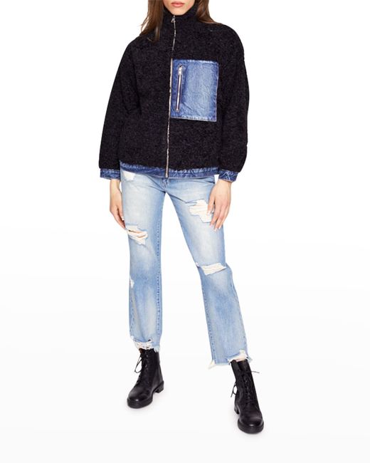 Blue Revival Apres Soft Oversized Jacket with Denim Accents