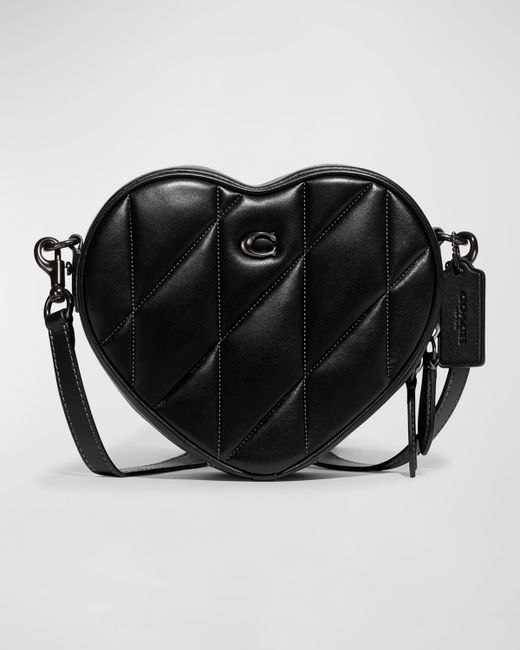 Coach Heart Quilted Leather Crossbody Bag