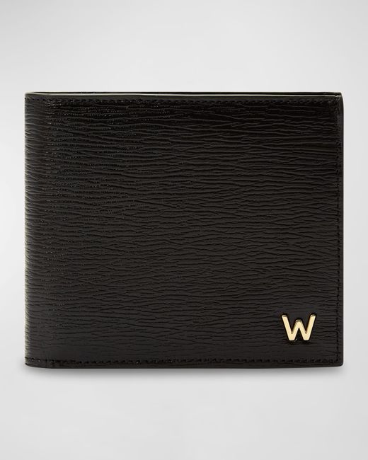 Wolf W-Logo Recycled Leather Billfold Wallet