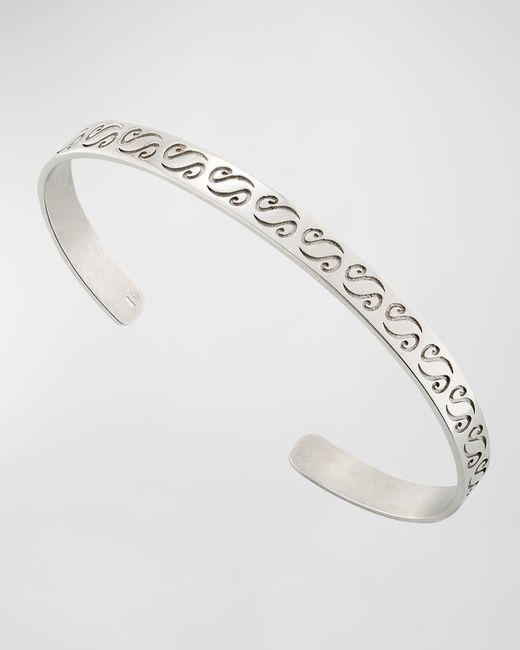 Marco Dal Maso Ara Engraved Cuff Bracelet