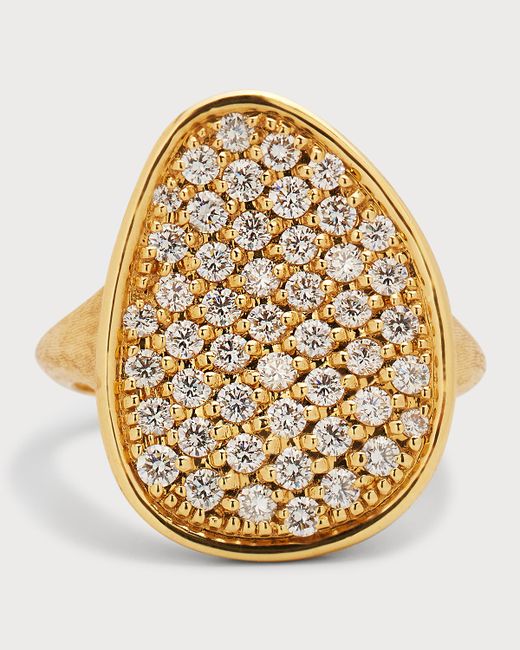 Marco Bicego Lunaria Gold Ring with Diamonds 7
