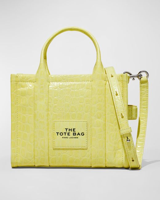 Marc Jacobs The Mini Croc-Embossed Leather Tote Bag