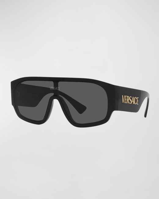 Versace Maxi Logo Shield Sunglasses