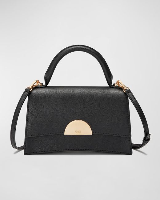 Oryany Milla Flap Leather Top-Handle Bag