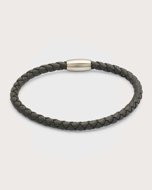 Jan Leslie Woven Leather Bracelet