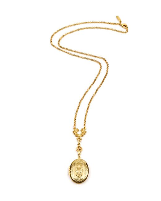 Ben-Amun Oval Locket Necklace