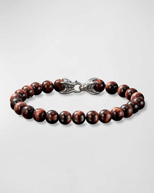 David Yurman Spiritual Beads Bracelet with Tigers Eye and 8mm L