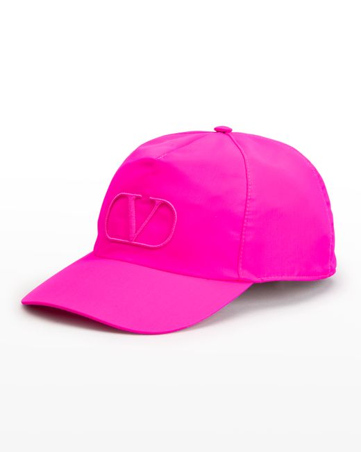 Valentino Garavani V-Logo Nylon Baseball Hat