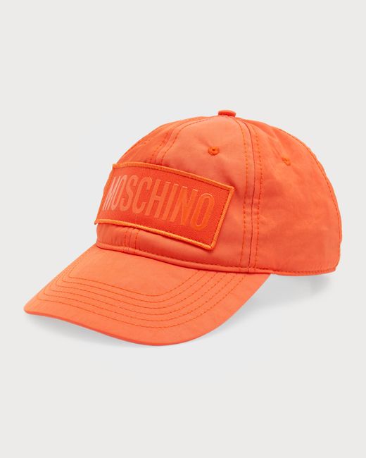 Moschino Tonal Logo Nylon Baseball Hat