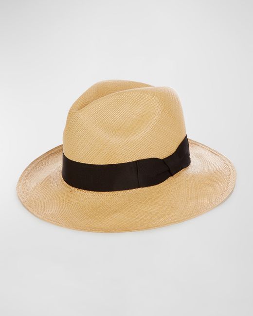 Sensi Studio Panama Hat With Italian Bow Band