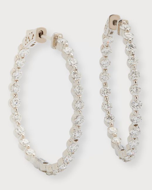 Cassidy Diamonds Diamond Inside-Out Hoop Earrings