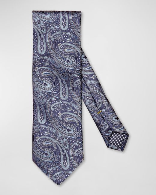 Eton Paisley Jacquard Silk Tie