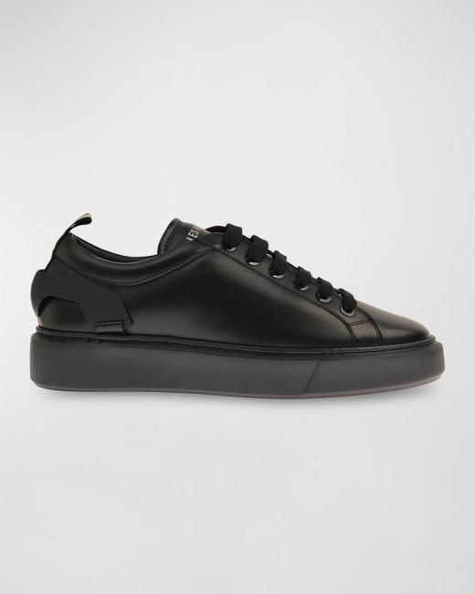 Les Hommes Low-Top Smooth Leather Sneakers
