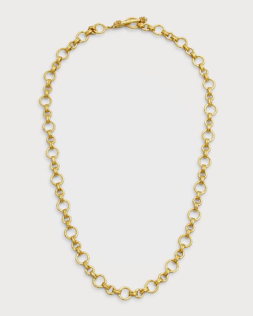 Elizabeth Locke 19K Gold Bellariva Necklace with Toggle 21L