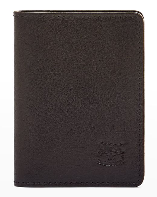 Il Bisonte Vachetta Leather Bifold Card Case