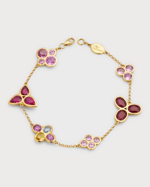 Alexander Laut Primavera Sapphire Ruby Diamond Bracelet